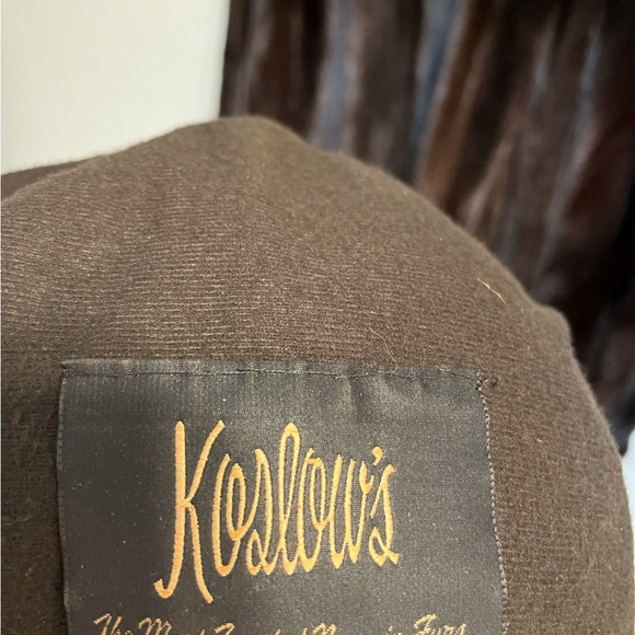 Authentic Mink Coat Koslow’s Deep Brown Fur Full-Length Coat - Picture 6 of 6